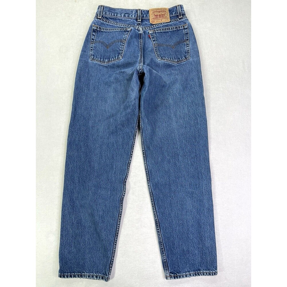 Vtg Levi's 560 Jeans Loose Mom Fit High Rise Straight Womens Size 10 (29x31) USA - Picture 2 of 12